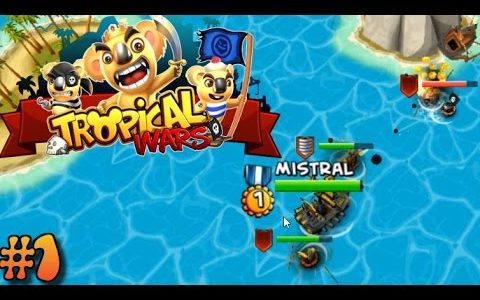 【Tropical Wars (無料モバイルゲーム） 実況】 #1 僕はコアラ海賊王になるー？