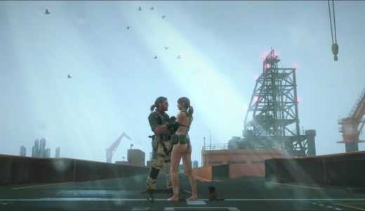 MGSV TPP 雨の中、クワイエットと… In The Rain With Quiet