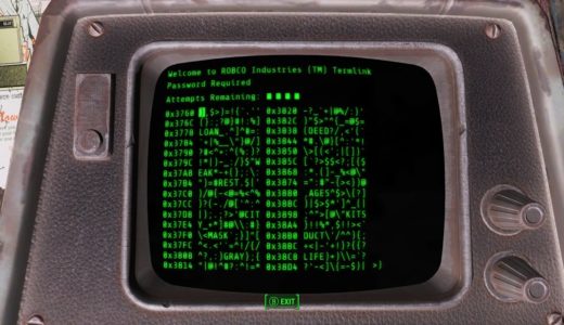 Fallout 4 フォールアウト4 （Fallout 76）ターミナルハッキング方法説明