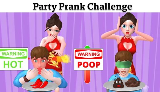 #gameshorts Party prank challenge gameplay 🍕🌶 (Mobile Gameplay)