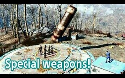fallout4 でっかい核弾頭が降ってくる武器!?MOD『Special Weapons! PS4 Version』