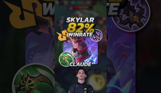 Skylar 82% Winrate Claude S33 Build! Mobile Legends #mobilelegends #mlbb #gaming