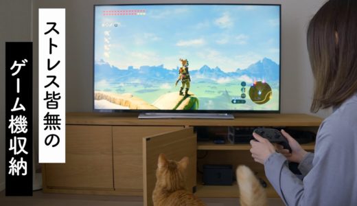 ストレスからの開放宣言。ゲーム機とソフトの収納が劇的にラクになりました