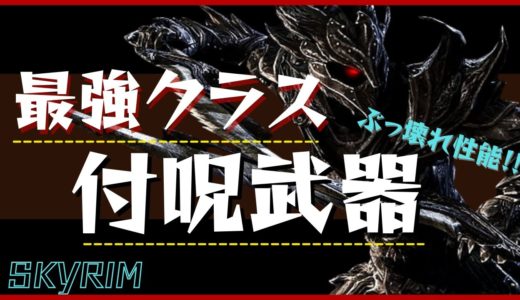 【スカイリム】強力過ぎる付呪武器・混沌をご紹介！さぁぶっ壊れ性能の武器を作ろう【解説】