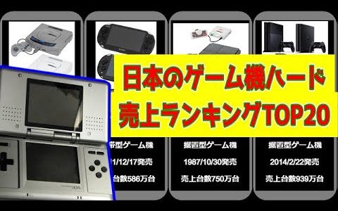 【日本ゲーム機2022年度】任天堂、ソニー、そしてどこのメーカーが売り上げているのか！？