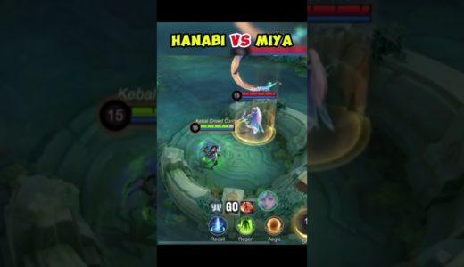 Mobile Legends Hanabi VS Miya #mlbb #mobilelegends #marksmanmlbb #hanabi #miya