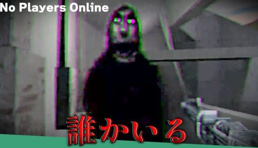 誰も居ないはずのオンラインゲームに入ってみると...【No Players Online】【ホラーゲーム】