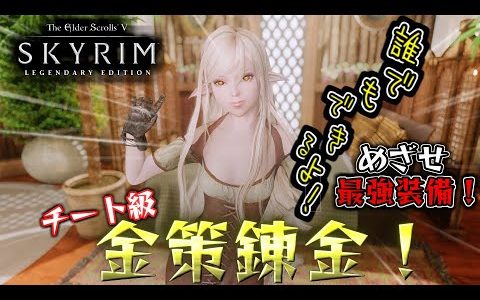 【skyrim 解説】序盤からの金策錬金！誰でもできるよ！【めざせ最強装備！】