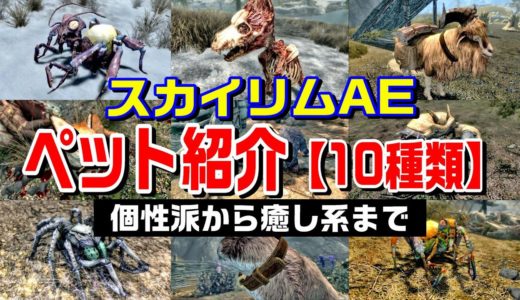 スカイリムAE 【ペット】大全集！あなたの冒険のお供に最適なペットはどれ？