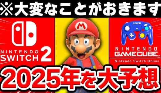 大波乱の予感!? 2025年の任天堂を大予想！