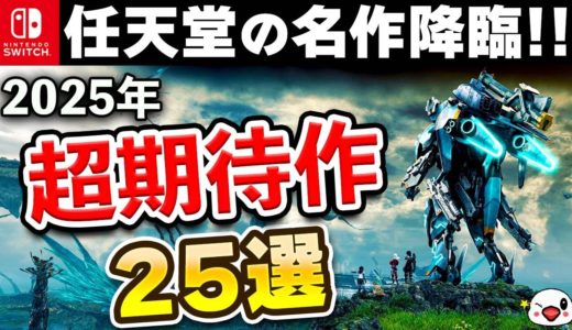 2025年発売のスイッチ期待の注目作25選【任天堂とRPGの激戦区】