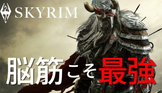 脳筋戦士をレベル1から『やりすぎなくらい超強化する』【SKYRIM解説】