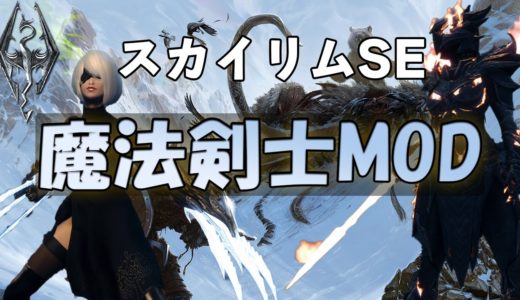 【スカイリムSE】超かっこいい魔法剣士MOD【スカイリムスペシャルエディション】