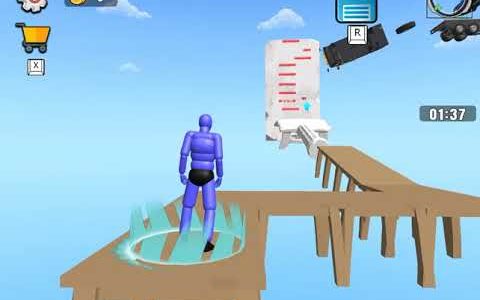 【Ragdoll Parkour Simulator】3Dアクションゲーム – 無料オンラインゲーム