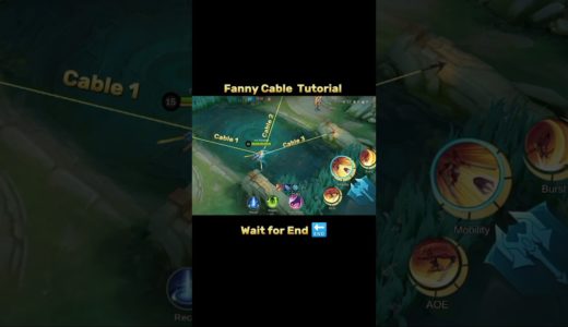 Fanny Cable Tricks tutorial mobile legends #ml2b #mlbbfanny #fannymlbb #tutorialmlbb