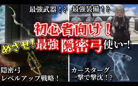 初心者向け！めざせ最強隠密弓使い！【SKYRIM 解説】