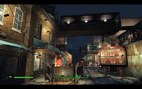 Fallout4 川辺の拠点に水の都を建築！【クラフト】