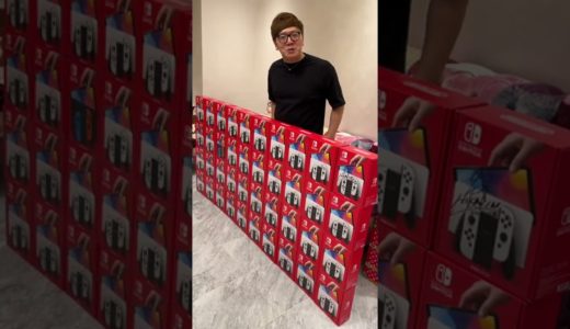 ニンテンドースイッチ150万円分買ったらヤバすぎたwww #Shorts
