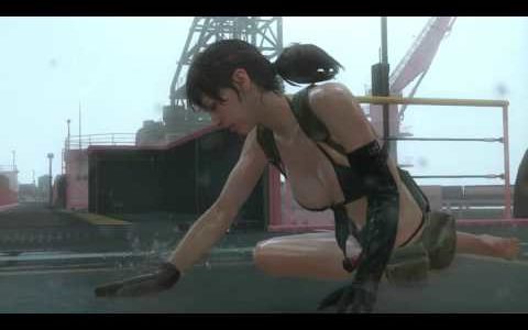 メタルギアソリッド5 クワイエット　シャワー？