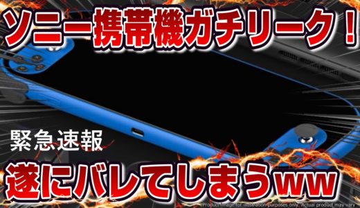 【緊急速報】ソニー携帯ゲーム機、思わぬ形でバレるｗｗ スイッチ2に対抗!? Vita2(仮)リーク PS5