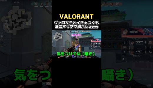 ヴァロ女子とイチャつくもミニマップで即バレwww #ヴァロラント #valorant #valorantclips #ゲーム実況 #珍プレー #沼クリップ #トロール #shorts