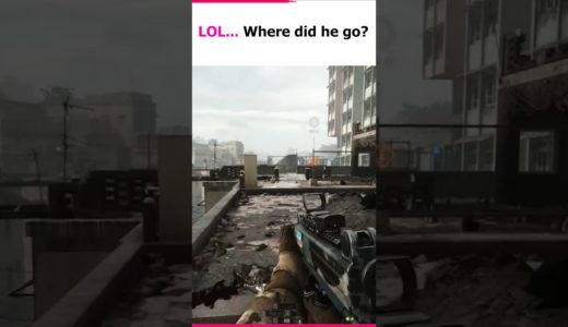 LOL... Where did he go?