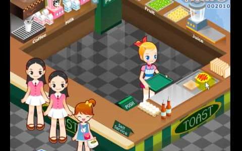 無料オンラインゲーム「トースト屋さん」