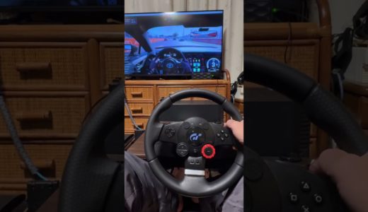 PS3用ハンコンドライビングフォースGTで最新ゲームのアセットコルサEVOをやってみた。ハンコン5000円以上の価値ありです。