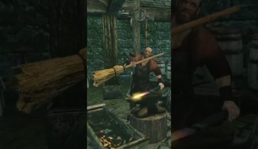 【スカイリム】新しいほうきの使い方【Skyrim】