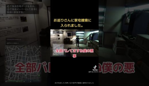 #pk #gta #グラセフ5 #ゲーム実況 #グラセフ #gta5 #gtaオンライン #ゲーム ＃家宅捜査＃家宅捜索#お巡りさん#警察#逮捕