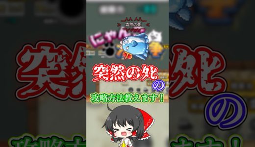 【必見】突然のﾀﾋの攻略法を教えます！【にゃんこ大戦争】
