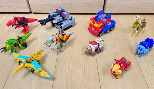 【Transformers Wild King All Robot】4体追加⁉︎イグナイトレオ、ドリルノホーン、スピリチュアン、サンダービークで遊んでみた
