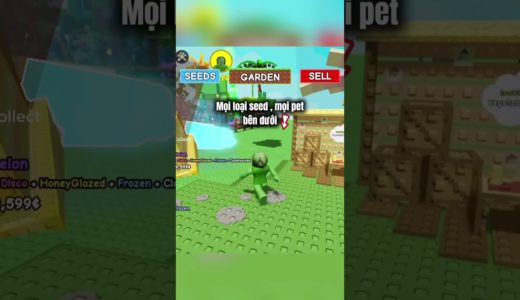 Cực dễ để lấy Skin Xanh lè do Admin Grow a Garden tặng | HM Tin Game #roblox #growagarden