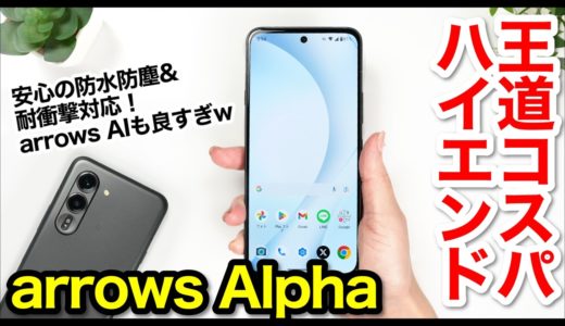 【新国民機】arrows Alphaレビュー！2025年のコスパ王道ハイエンドはコレ【感想】